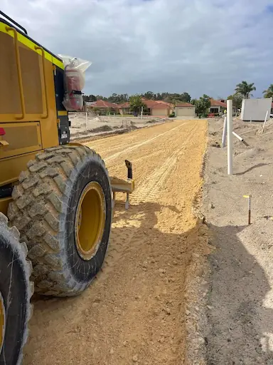 Residential civil earthworks in Cannington