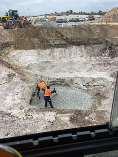 Stormwater drainage excavation for Jandakot industrial lots