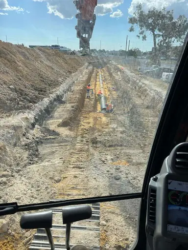 Completed Jandakot industrial stormwater package