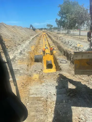Completed Bellevue metro rail drainage upgrade package